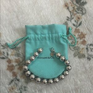 Authentic Tiffany & Co. Silver Bead Bracelet